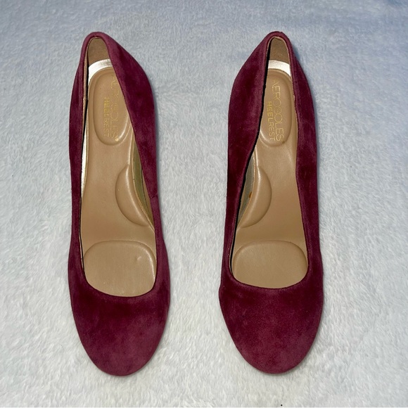 Aerosoles Heelrest Wine Red Chunky Heel Size 8.5 - Picture 2 of 6